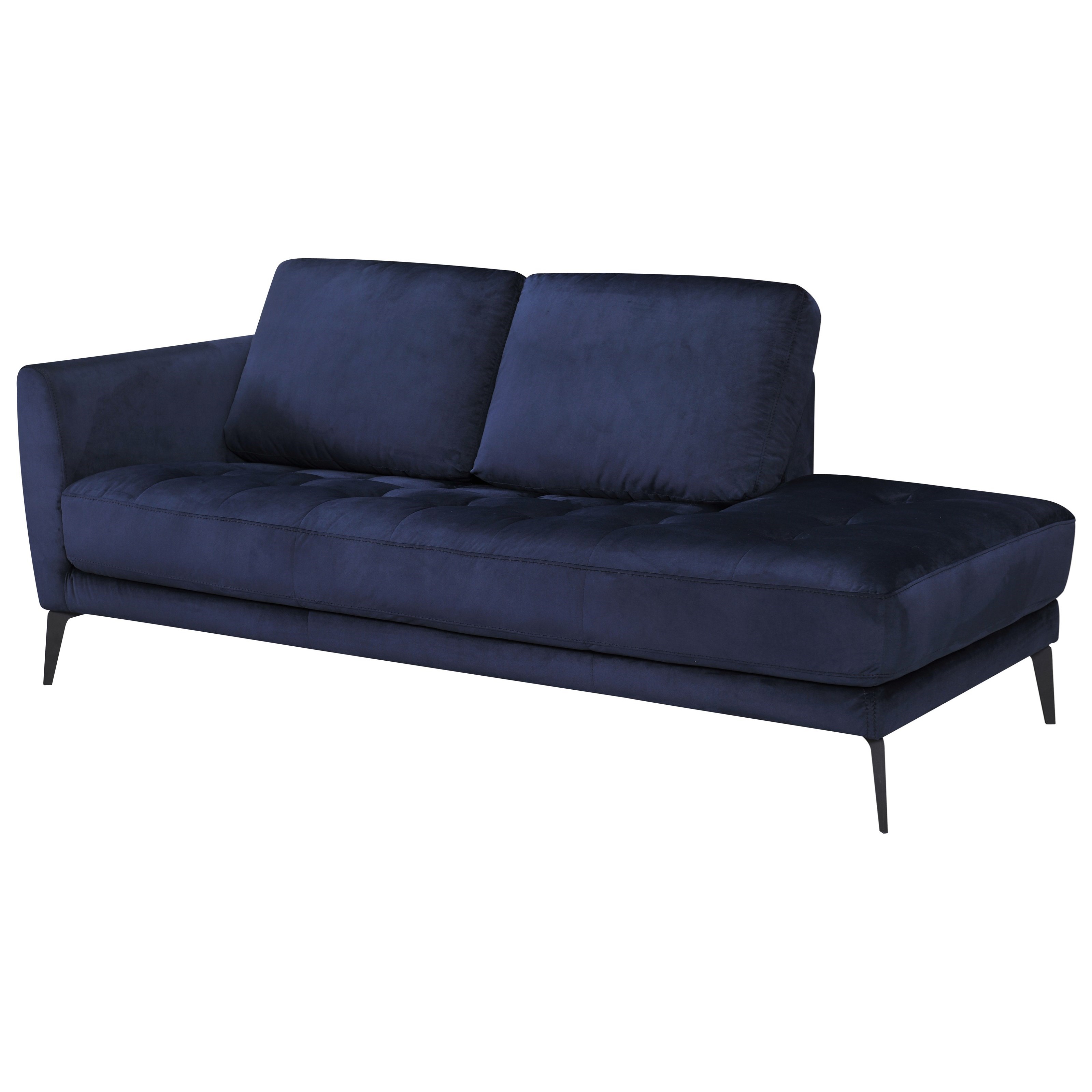 Violino 31678 Modern One Arm Chaise Lounge With Button Tufted Seat Furniture Superstore Rochester Mn Chaises