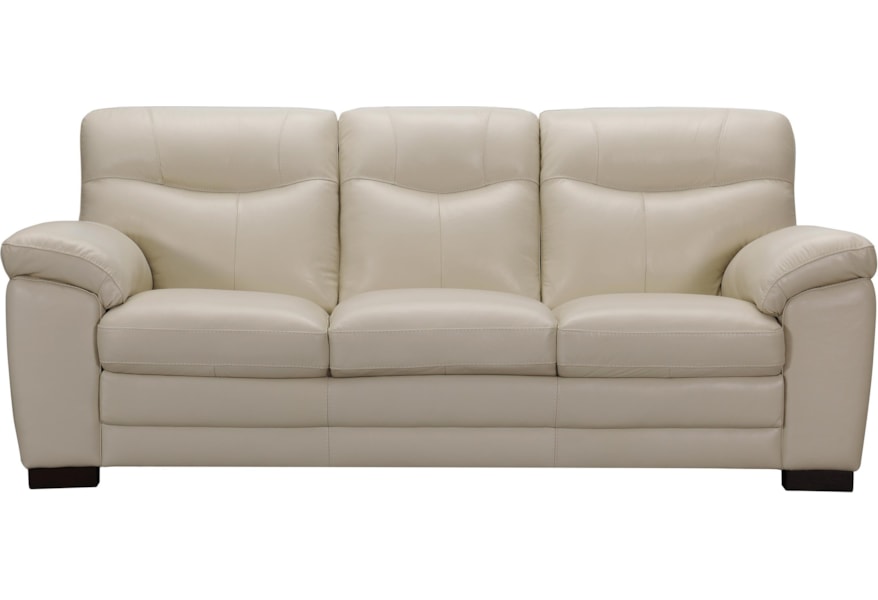 Violino 31852 31852a M3038 Ivory Leather Sofa Furniture Fair Ivory Leather Sofa