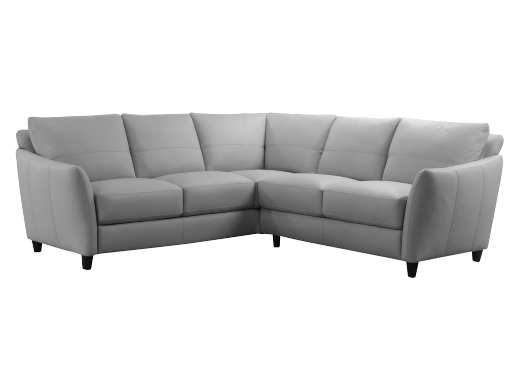 Violino 3356 Sectional Sofa With Tapered Wooden Feet And Slightly Violino 3356 Sectional Sofa With Tapered Wooden Feet And Slightly Flared Arms