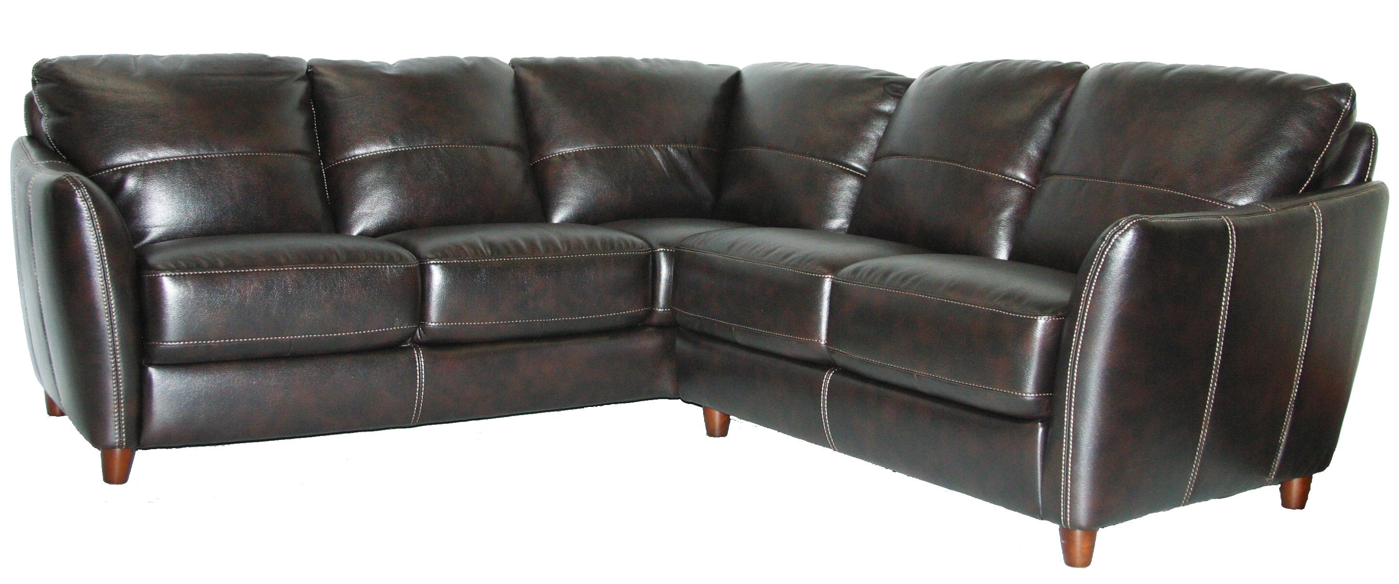 Violino 3356 Sectional Sofa With Tapered Wooden Feet And Slightly Flared Arms Furniture Superstore Rochester Mn Sectional Sofas