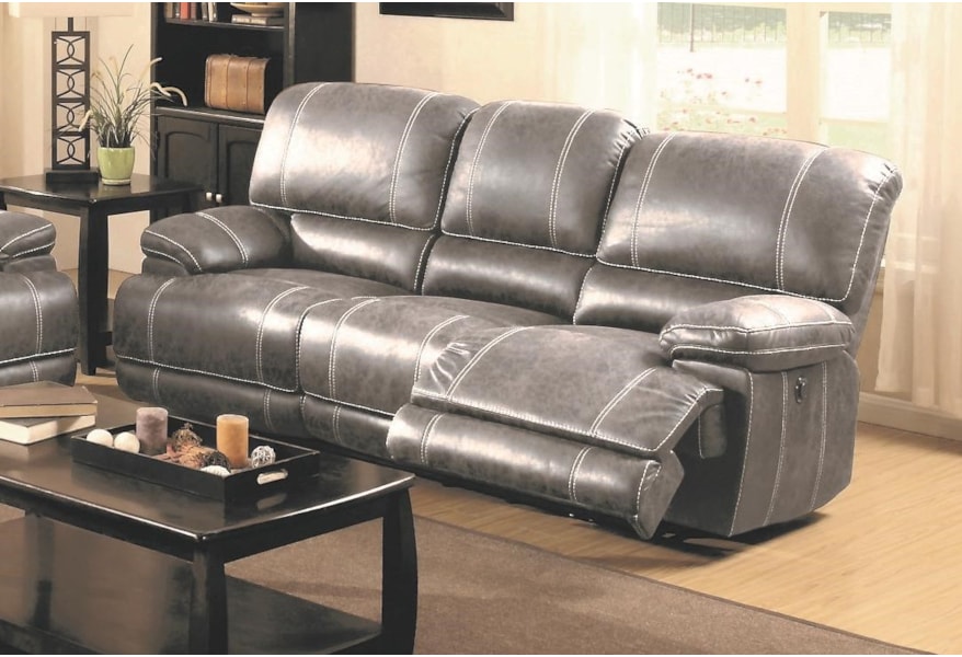 Vogue Home Furnishings Px2909 Steel Reclining Sofa Reclining Sofa
