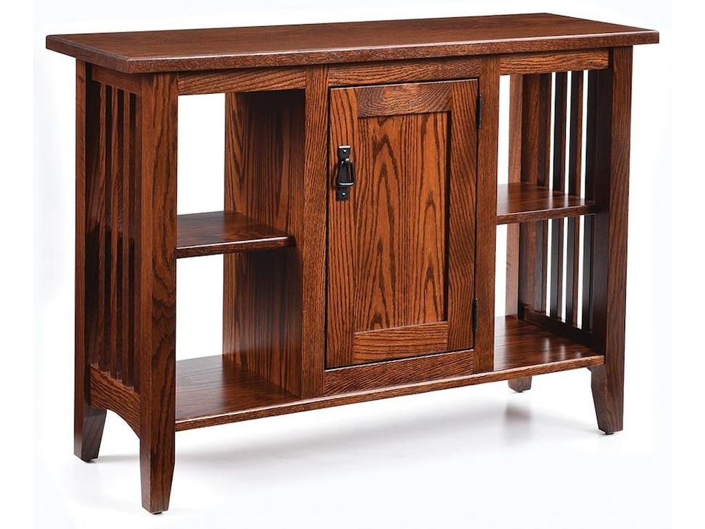 Wayside Custom Furniture Enclosed Mission Sofa Table Furniture Enclosed Mission Sofa Table