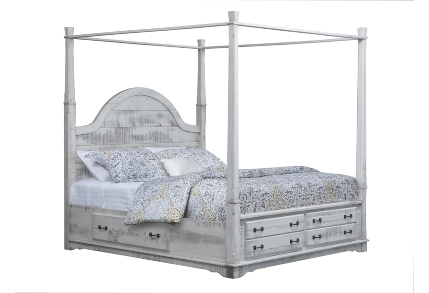 Wayside Custom Furniture Cottage Retreat Queen Canopy Bed With 3 Sided Storage Wayside Furniture Poster Beds Wayside Custom Furniture Cottage Retreat Queen Canopy Bed With 3 Sided Storage Wayside Furniture Poster Beds