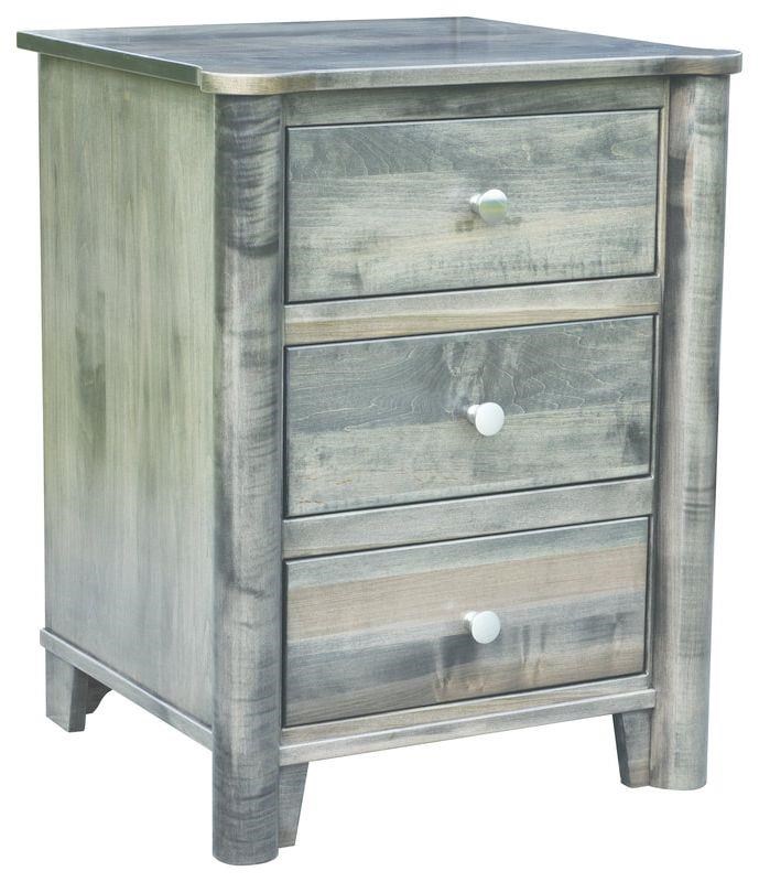 Wayside Custom Furniture Millenium Cottage 3 Drawer Nightstand Wayside Furniture Night Stands