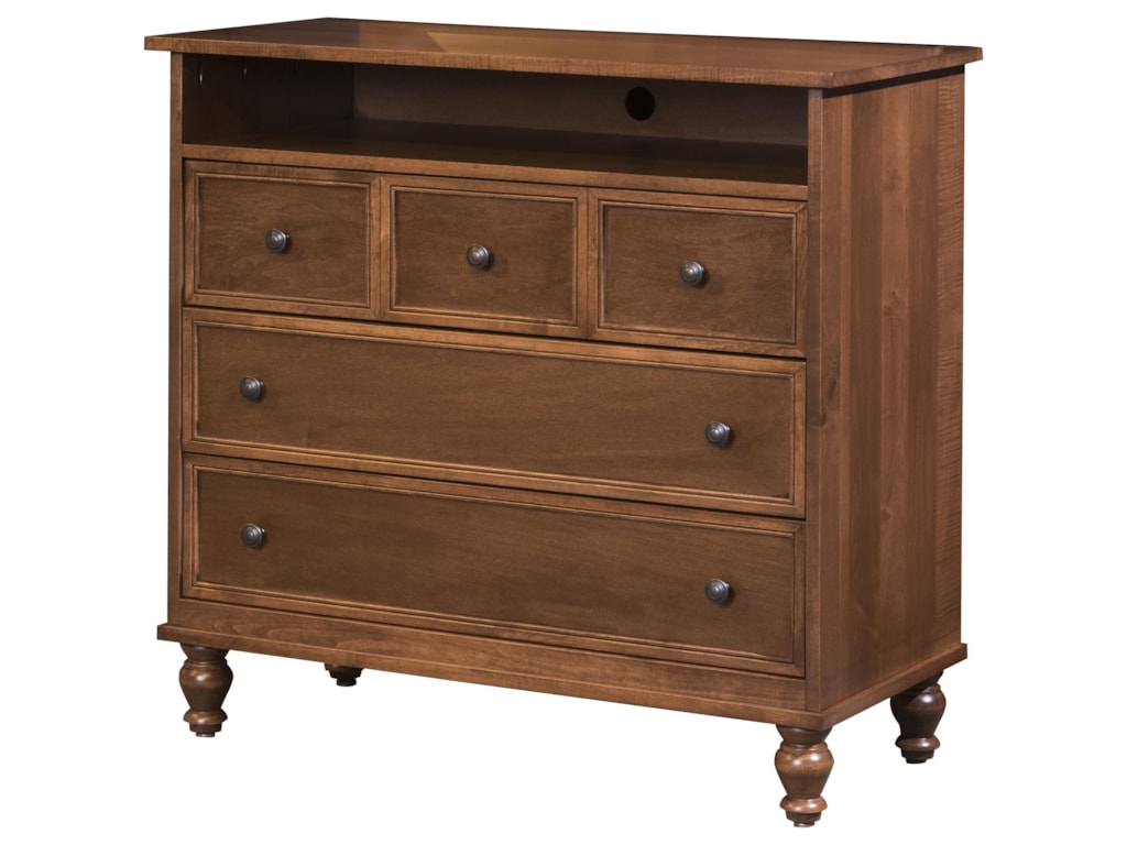 Wayside Custom Furniture Newport 3 Drawer Media Chest Newport 3 Drawer Media Chest