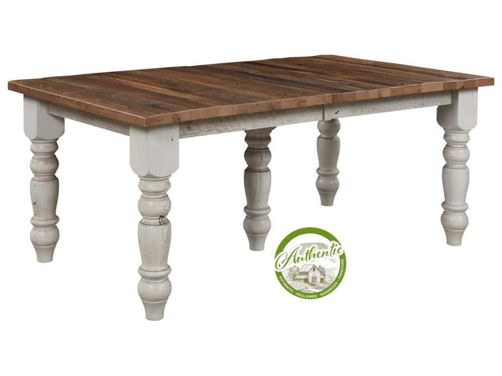 Wayside Custom Furniture FarmhouseReclaimed Barnwood Table