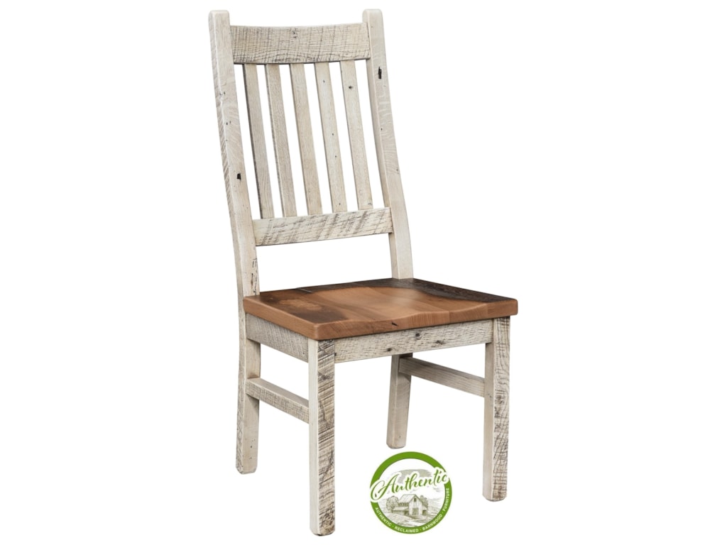 Wayside Custom Furniture FarmhouseReclaimed Barnwood Side Chair