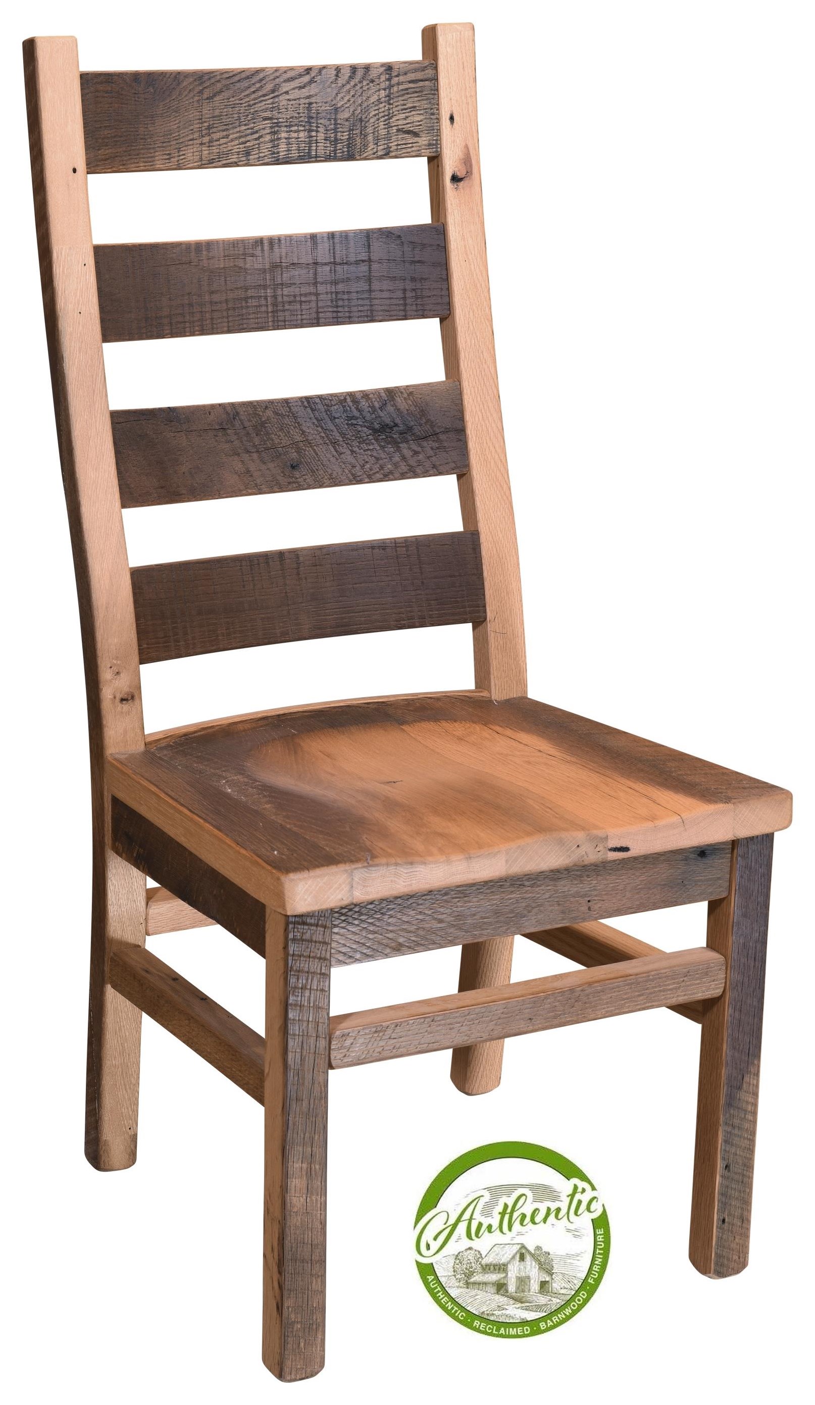 Wayside Custom Furniture Grove Reclaimed Barnwood Side Chair Wayside Furniture Dining Side Chairs