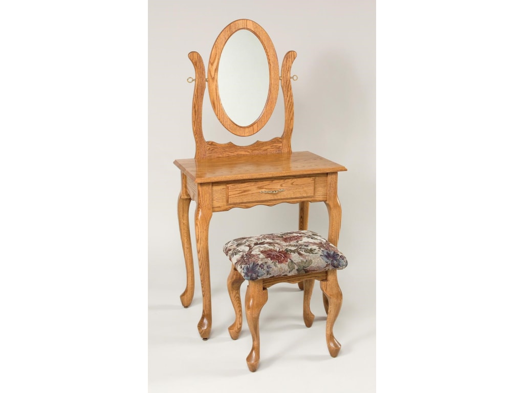 Wayside Custom Furniture Dressing Tables Queen Anne Vanity Mirror Wayside Furniture Vanities Vanity Sets