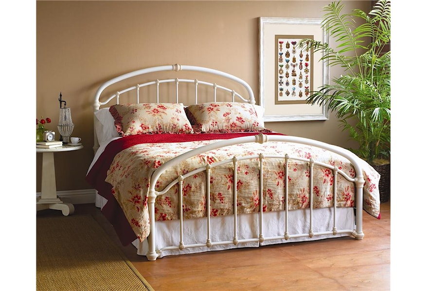Wesley Allen Iron Beds CB1078Q Queen Birmingham Complete Iron Bed | Baer's  Furniture | Panel Beds