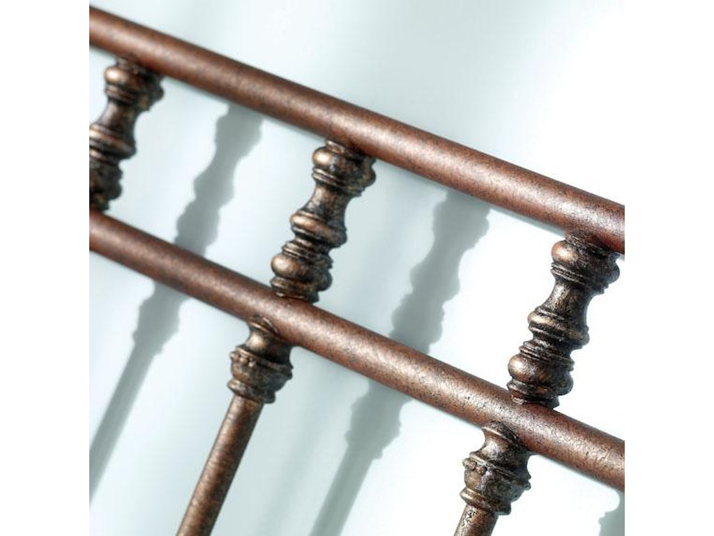 Morris Home Furnishings Iron BedsKing Laredo Iron Bed