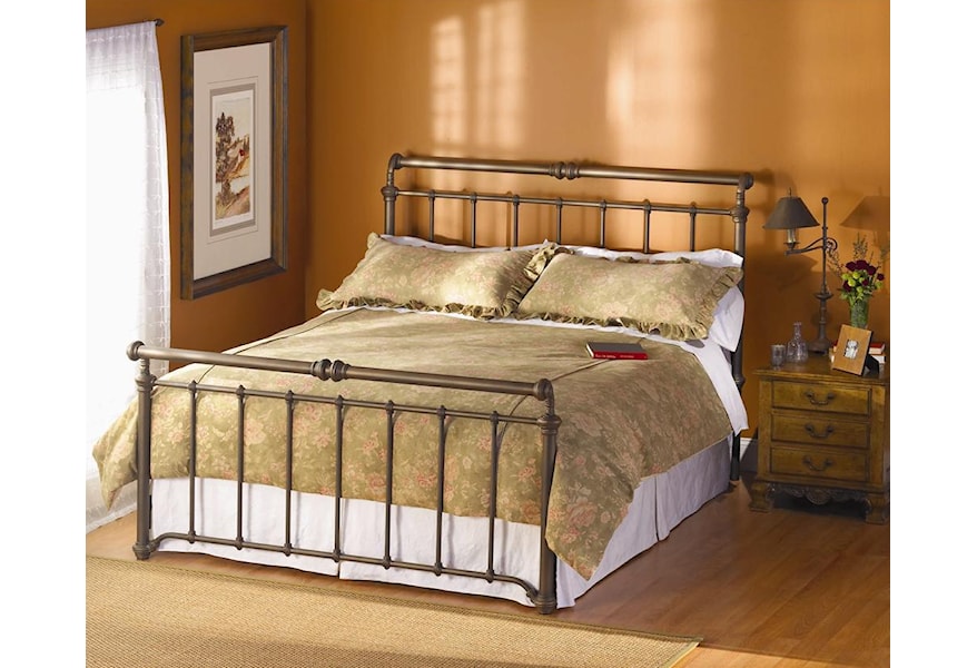 Wesley Allen Iron Beds Cb1039q Sheffield Iron Sleigh Bed Esprit Decor Home Furnishings Sleigh Beds