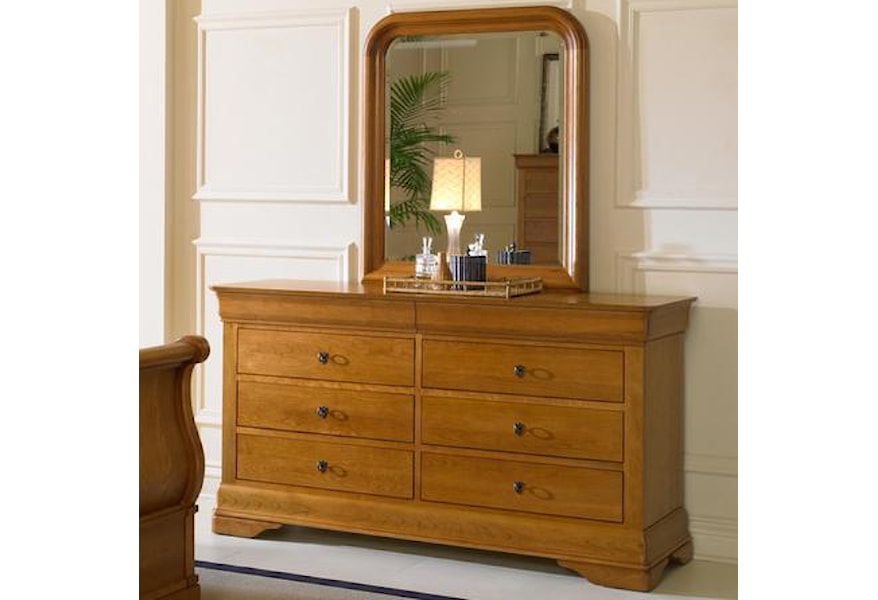 West Brothers Louis Philippe Dresser And Mirror Combo Reid S