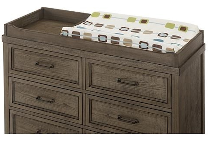 Westwood Design Foundry Changer Top With 6 Drawer Dresser