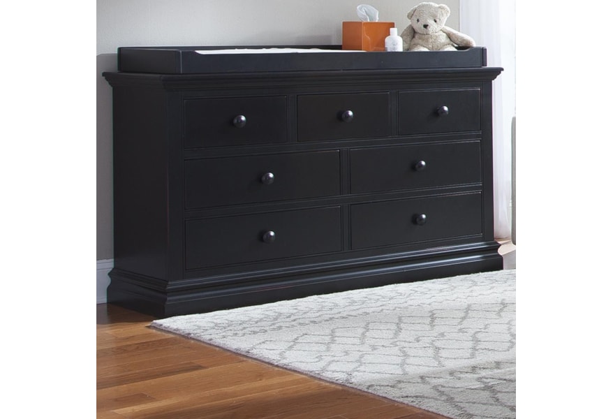 Westwood Design Stone Harbor 7 Drawer Dresser With Changing Top