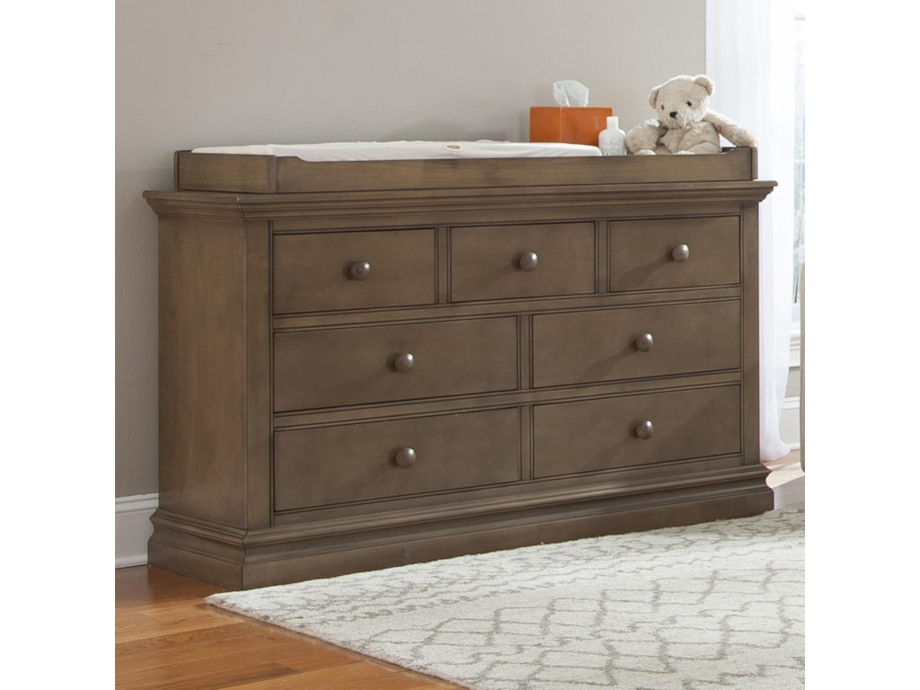 Westwood Design Stone Harbor 7 Drawer Dresser With Changing Top Westwood Design Stone Harbordresser With Changing Top
