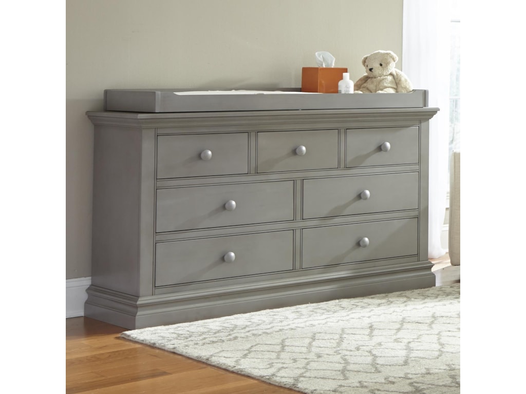 Westwood Design Stone Harbor 7 Drawer Dresser With Changing Top Westwood Design Stone Harbordresser With Changing Top