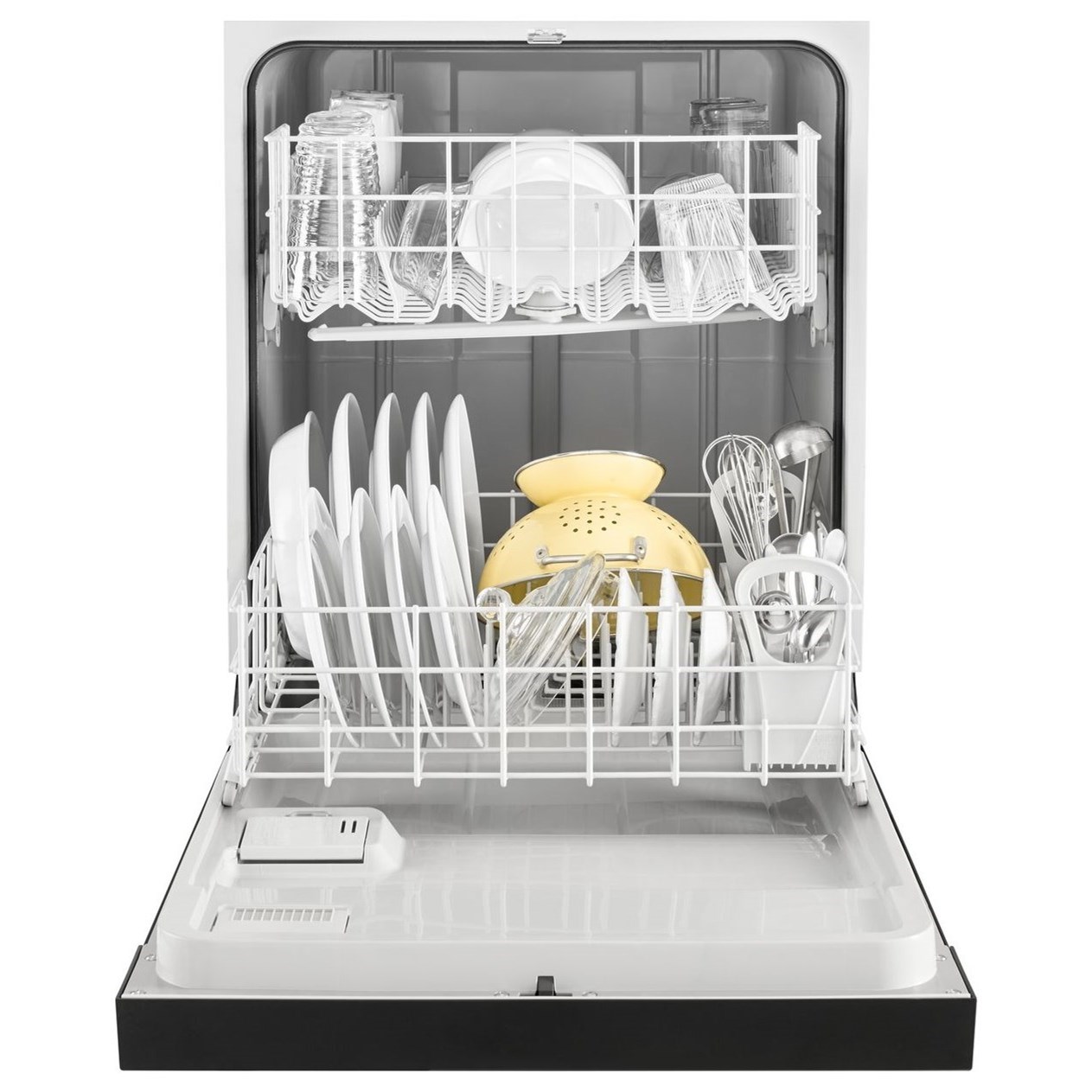 Whirlpool Wdf130pahb Heavy Duty Dishwasher With 1 Hour Wash Cycle