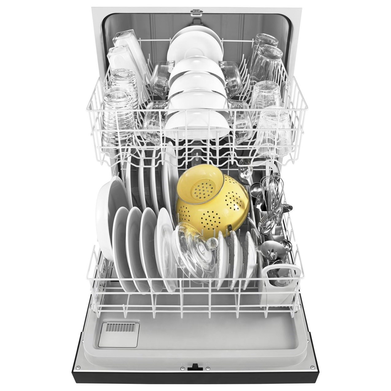 Whirlpool Wdf130pahb Heavy Duty Dishwasher With 1 Hour Wash Cycle