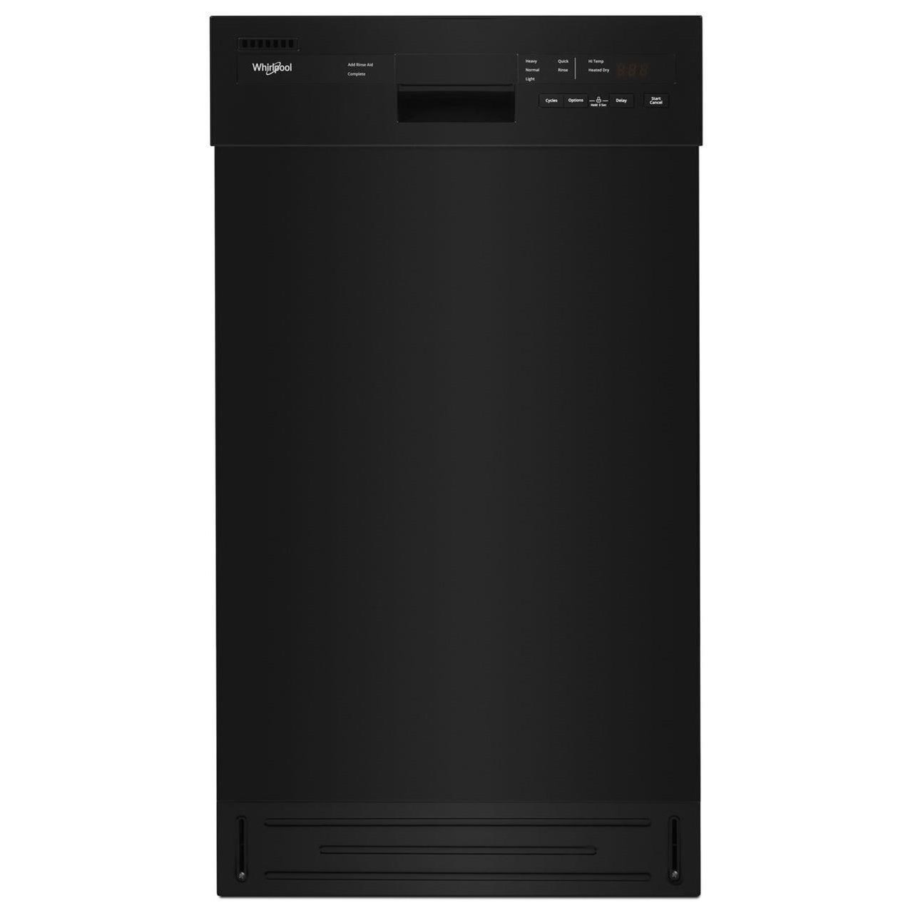 small stainless steel dishwasher