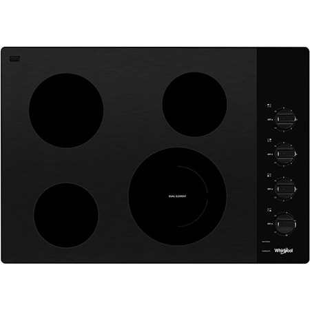 30-Inch Electric Cooktop with Reversible Grill and Griddle
