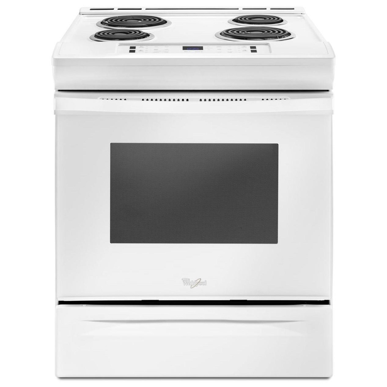 electric range with coil burners