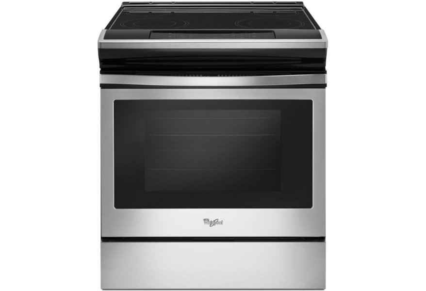 Whirlpool 4 8 Cu Ft Guided Electric Front Control Range With The Whirlpool 4 8 Cu Ft Guided Electric