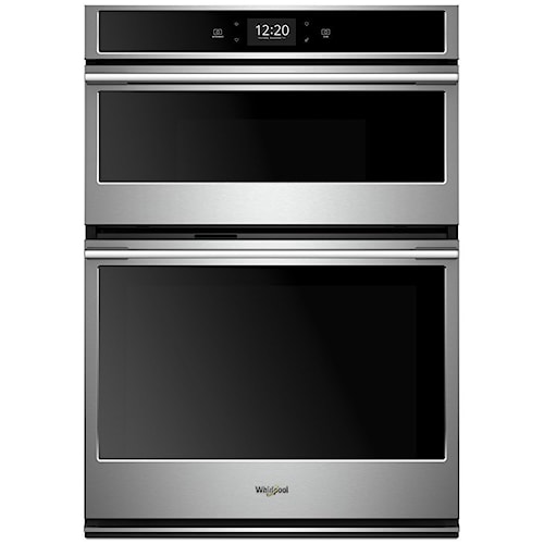 Whirlpool 6 4 Cu Ft Smart Combination Wall Oven With Microwave Whirlpool Electric Wall Ovens 6 4 Cu Ft Smart Combination Oven With