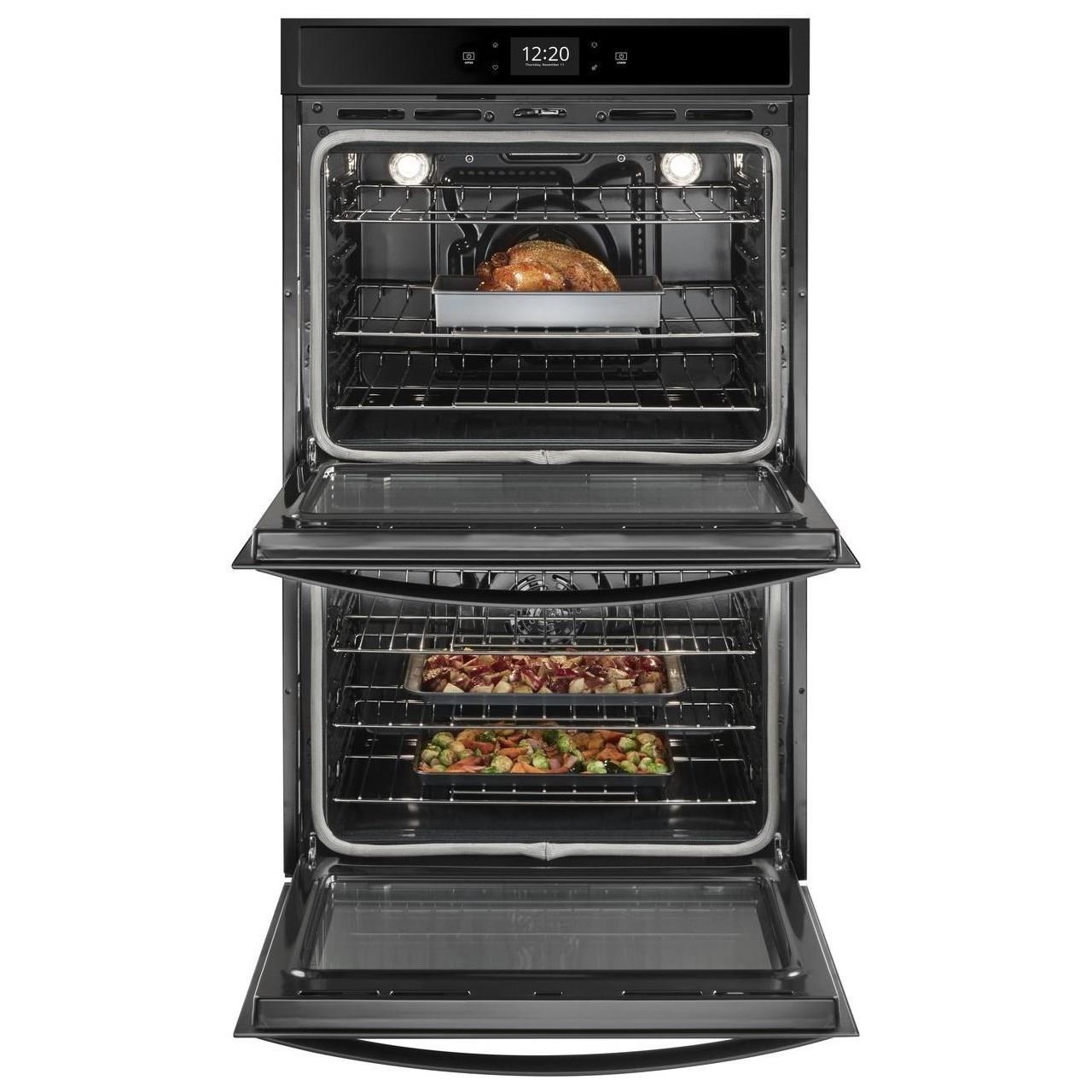 whirlpool double wall oven