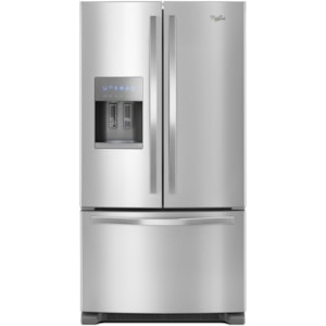 Whirlpool Wrf555sdfz 36 Inch Wide French Door Refrigerator In Fingerprint Resistant Stainless Steel 25 Cu Ft Furniture And Appliancemart Refrigerator French Door