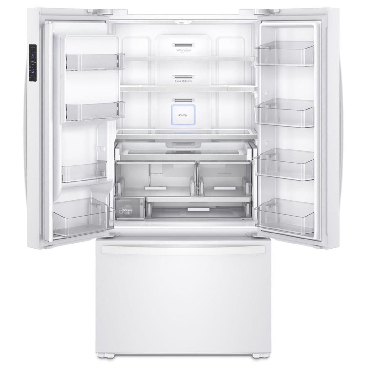 Whirlpool 36 Inch Wide Counter Depth French Door Refrigerator 24