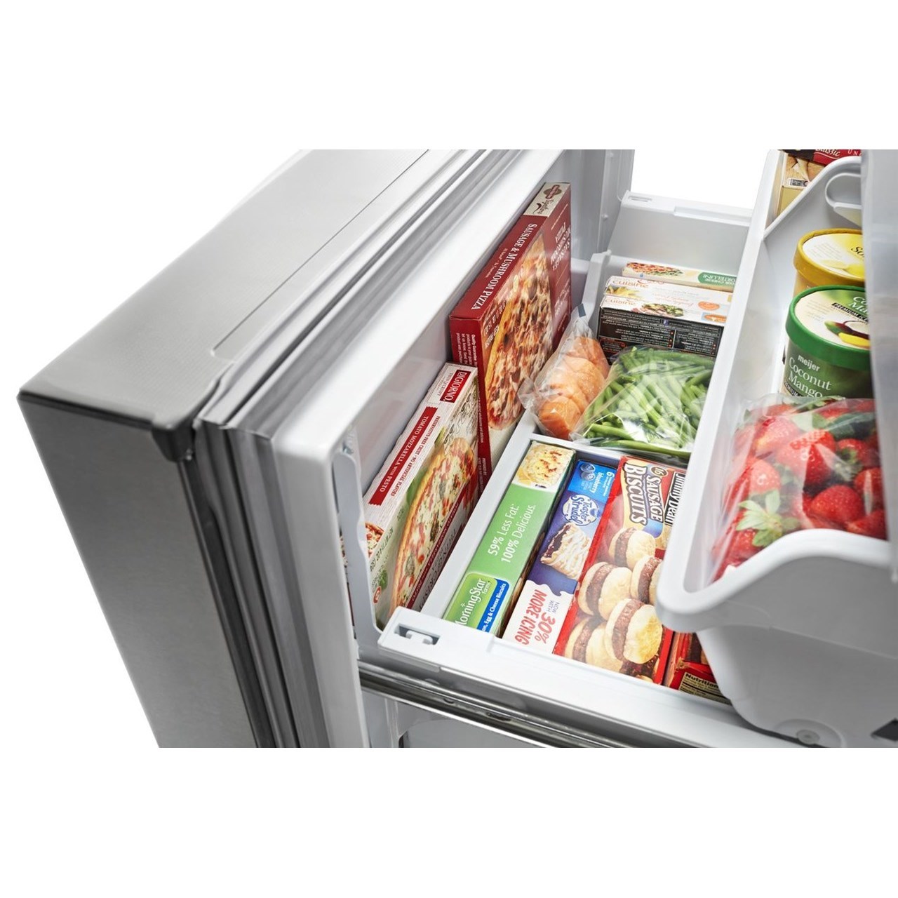 Whirlpool 36 Inch Wide Counter Depth French Door Refrigerator 24