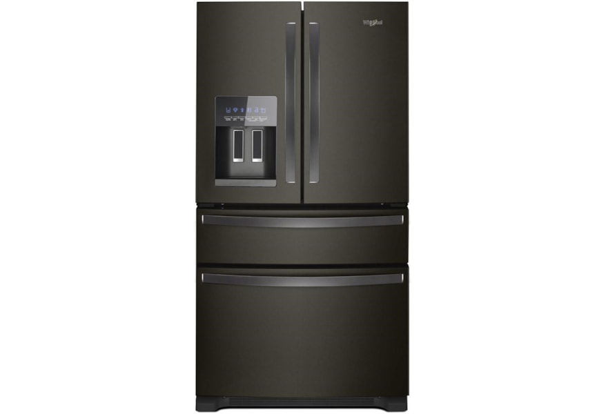 Whirlpool 36 Inch Wide French Door Refrigerator 25 Cu Ft Pedigo Furniture Refrigerator French Door