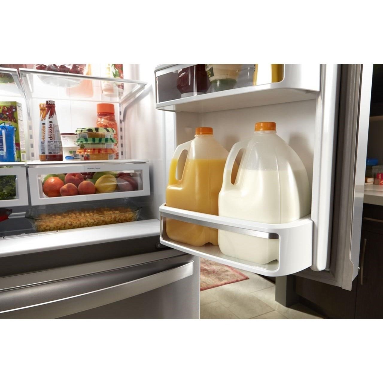 whirlpool 25 cu ft french door refrigerator wrx735sdhz