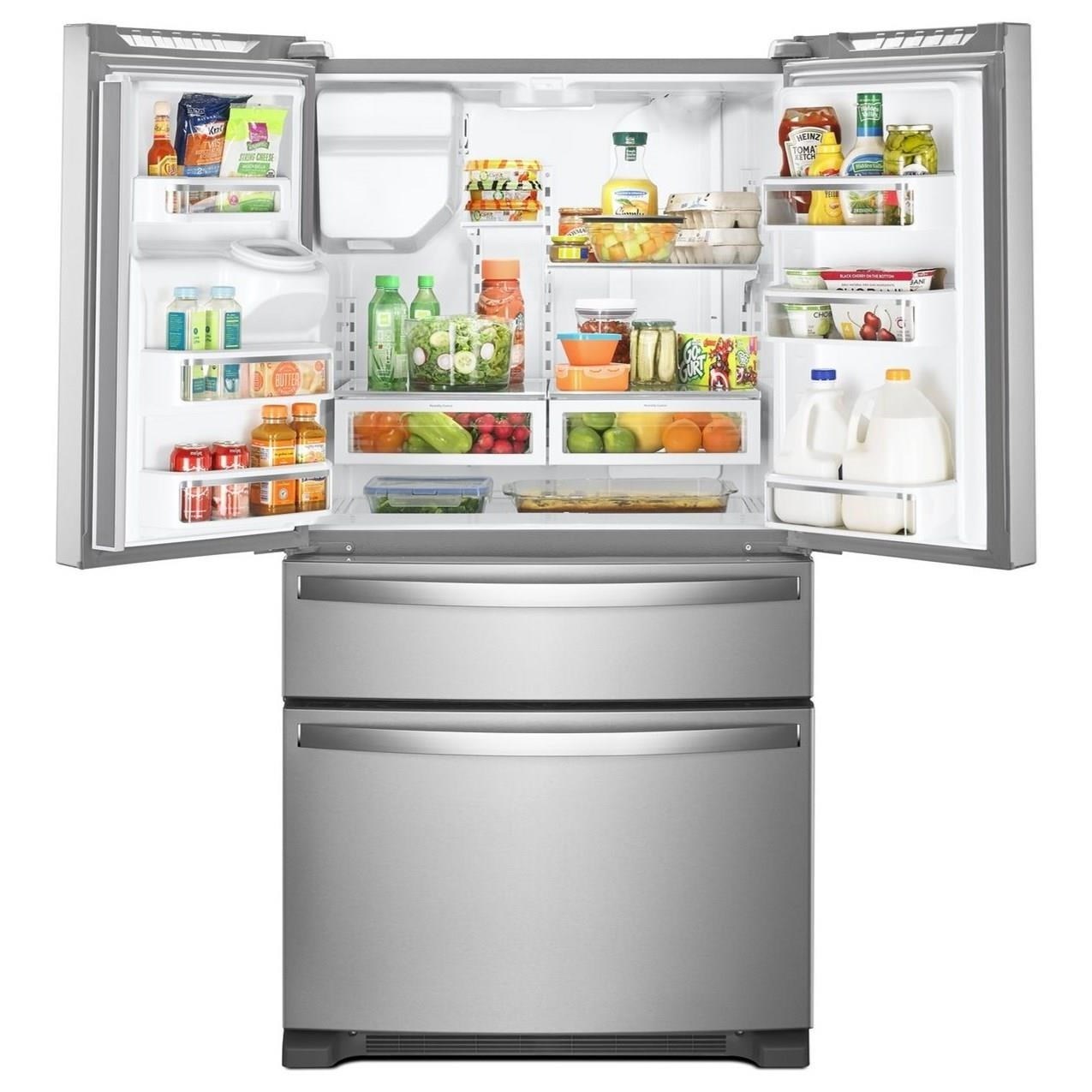 whirlpool 25 cu ft french door fridge