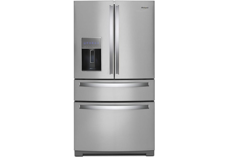 Whirlpool 36 Inch Wide 4 Door Refrigerator With Exterior Drawer 26 Cu Ft Westrich Furniture Appliances Refrigerator French Door
