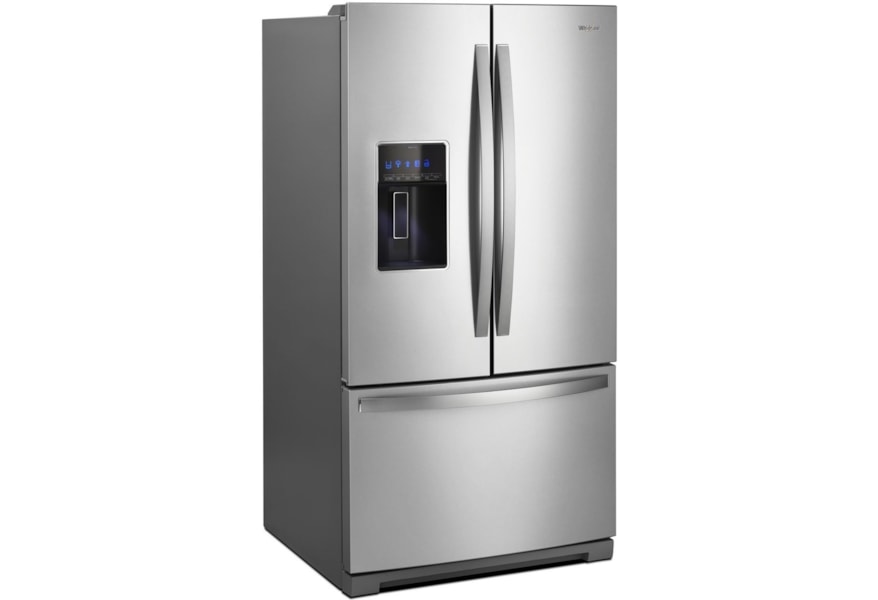 Whirlpool Wrf757sdhz Energy Star 27 Cu Ft French Door Refrigerator Furniture And Appliancemart Refrigerator French Door