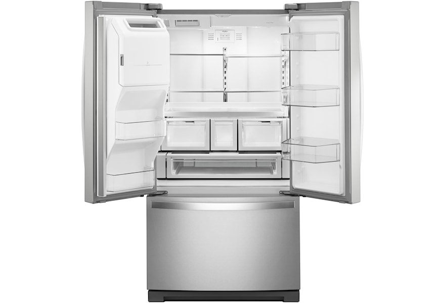 Whirlpool Energy Star 27 Cu Ft French Door Refrigerator Westrich Furniture Appliances Refrigerator French Door