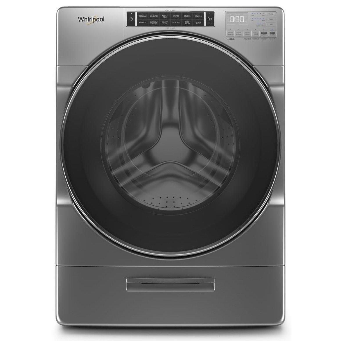 Whirlpool Wfw8620hc 5 0 Cu Ft Front Load Washer With Load Go Xl Dispenser Furniture And Appliancemart Washers Front Load