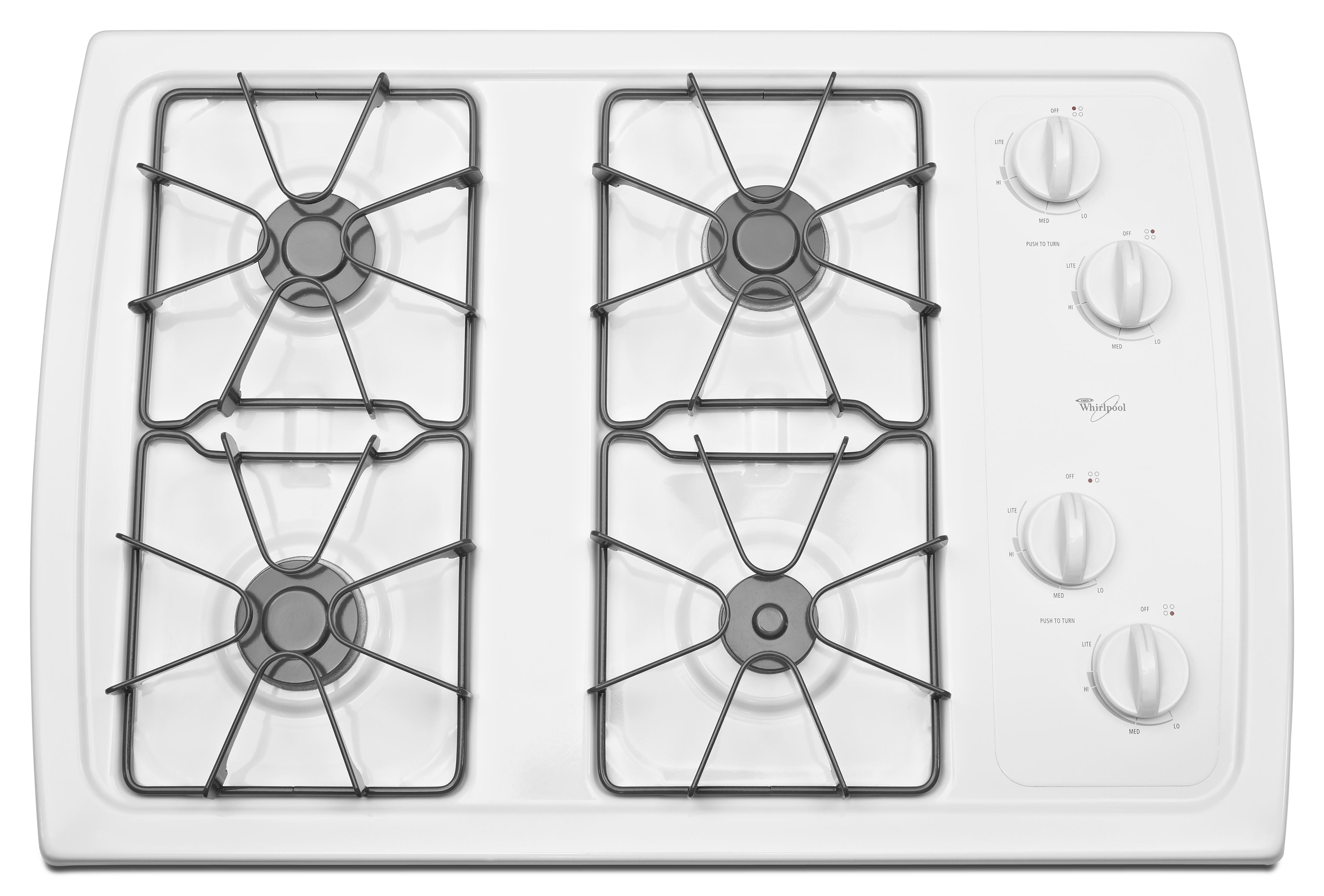 Whirlpool 30 Built In Gas Cooktop With Accusimmer Burner
