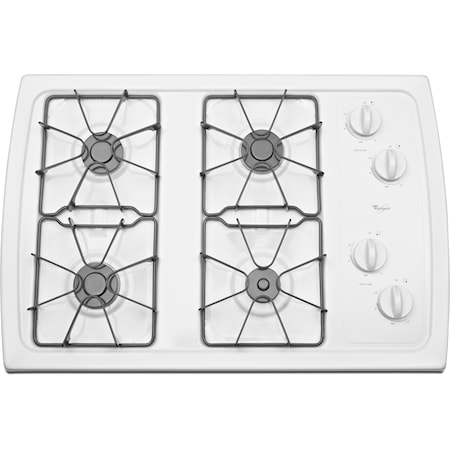 Whirlpool WCG97US6HS 36-inch Gas Cooktop with Griddle, Furniture and  ApplianceMart