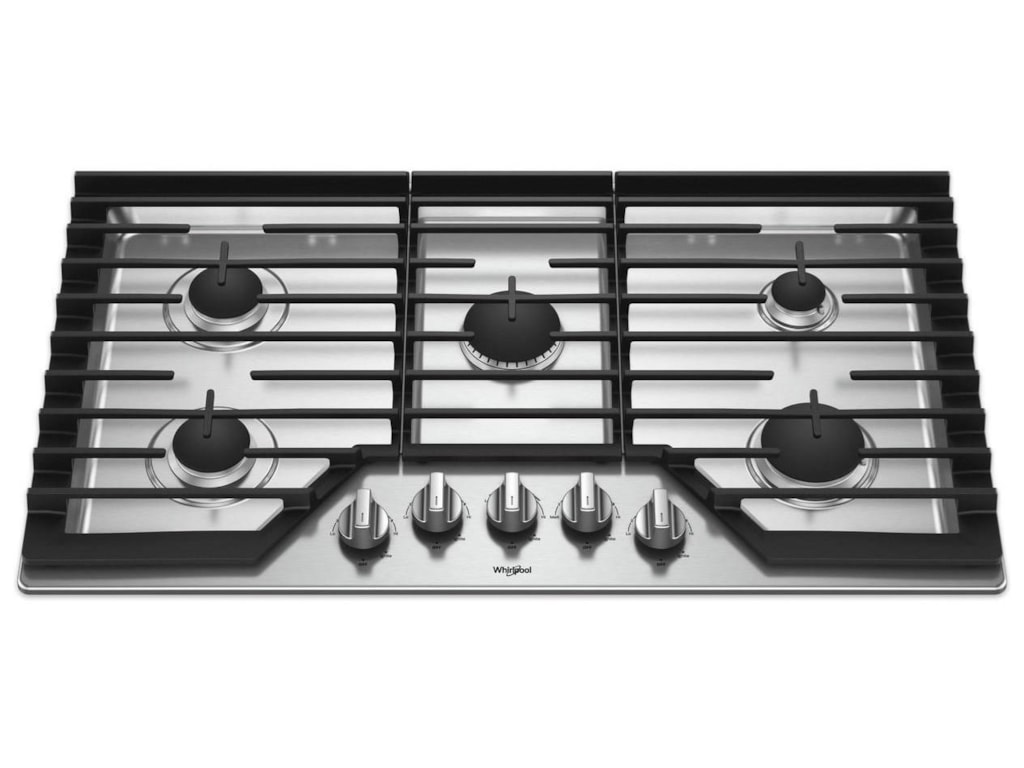 Whirlpool Wcg97us6hs36 Inch Gas Cooktop With Griddle Furniture And 36 Inch Gas Cooktop With Griddle By Whirlpool Cooktops Collection