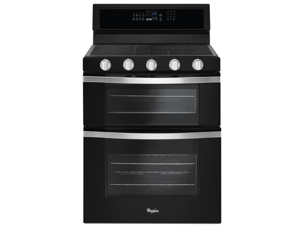 Whirlpool Wgg745s0fe6 0 Cu Ft Gas Double Oven Range With Center Whirlpool Gas Ranges6 0 Cu Ft Double Oven Range