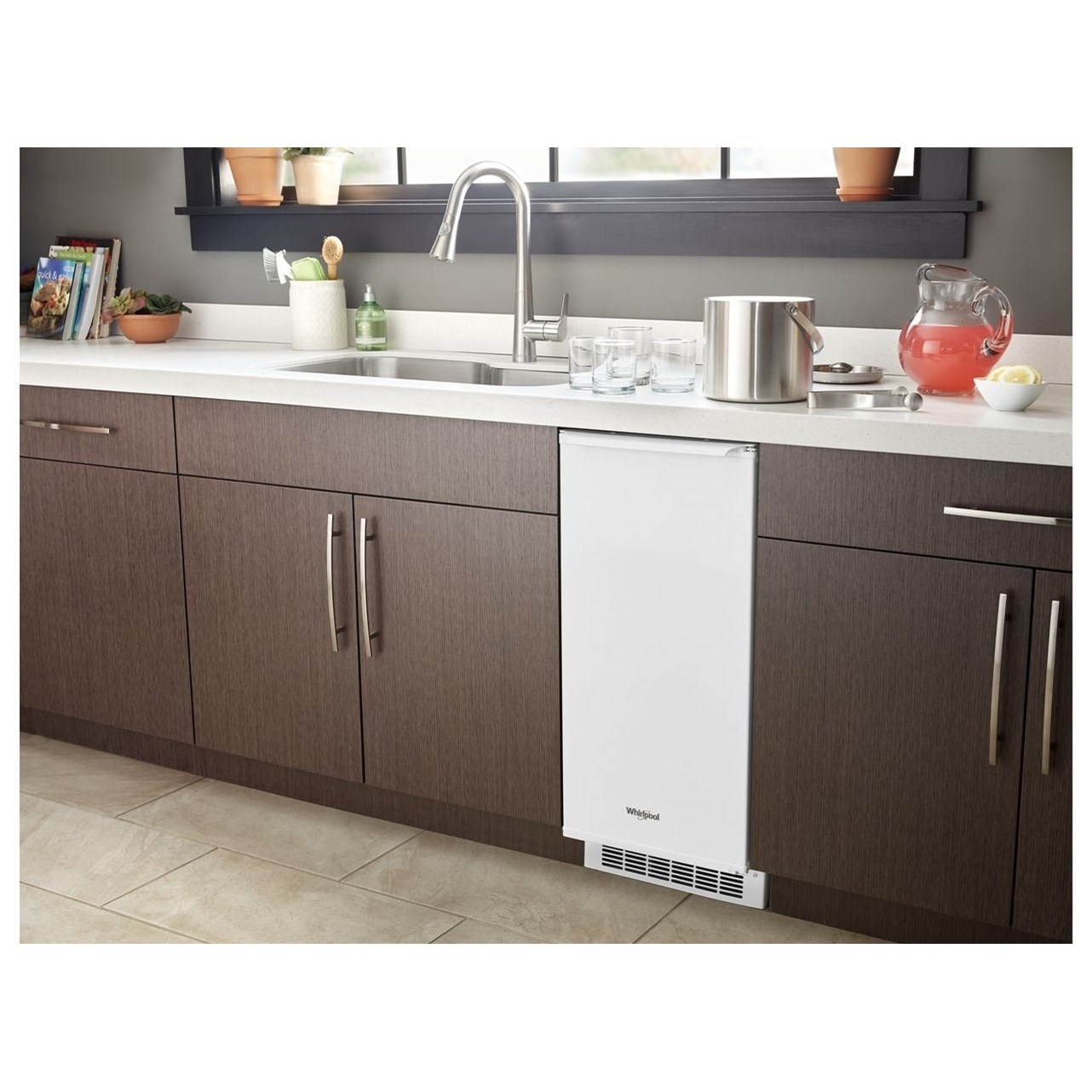 whirlpool under cabinet ice maker