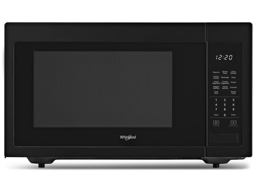 Whirlpool 1 6 Cu Ft Countertop Microwave With 1 200 Watt Cooking