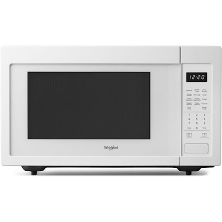 Whirlpool Compact Microwave Oven Model WMC20005YB-0 Rounded Back