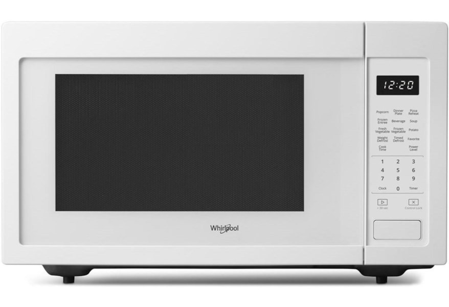 Whirlpool Wmc30516hw 1 6 Cu Ft Countertop Microwave With 1 200