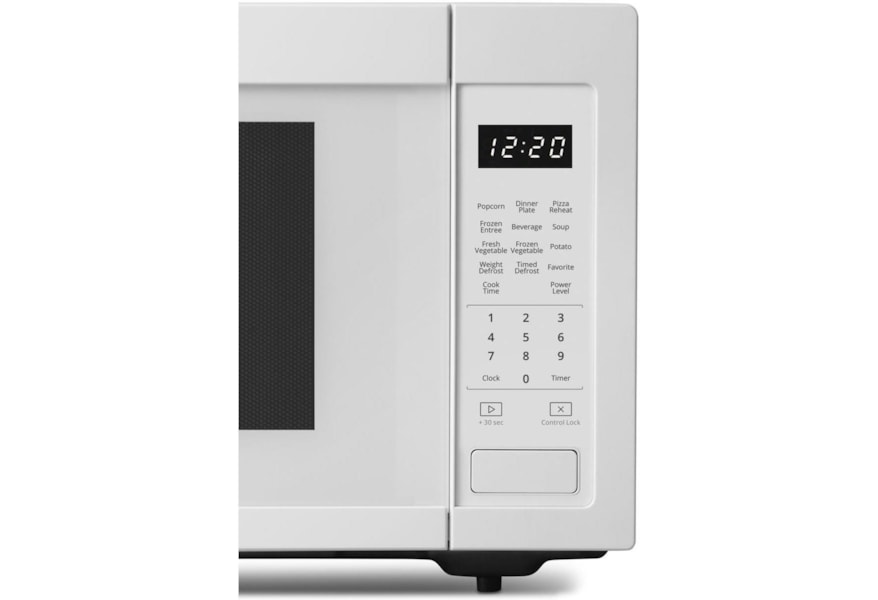 Whirlpool Wmc30516hw 1 6 Cu Ft Countertop Microwave With 1 200