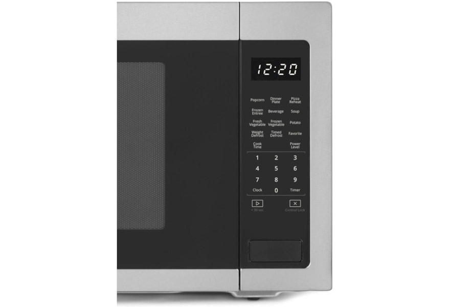 Whirlpool Wmc50522hz 2 2 Cu Ft Countertop Microwave With Sensor