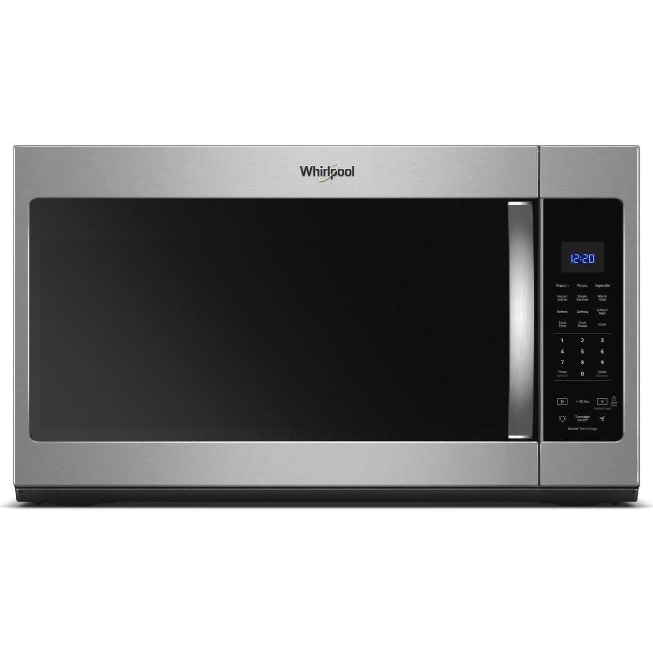 Whirlpool Wmh32519hz 1 9 Cu Ft Capacity Steam Microwave With Sensor Cooking Furniture And Appliancemart Microwaves Over The Range